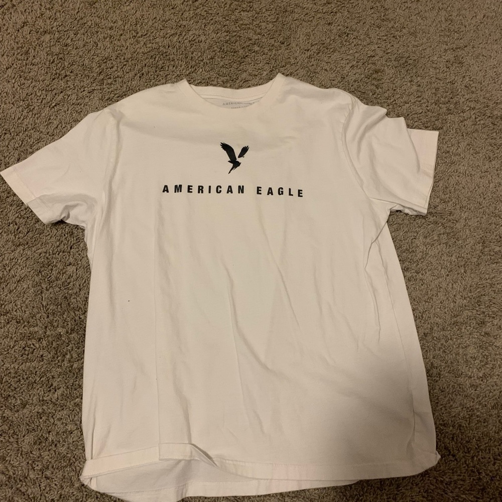 White large American eagle T-shirt